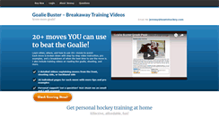 Desktop Screenshot of goaliebuster.com